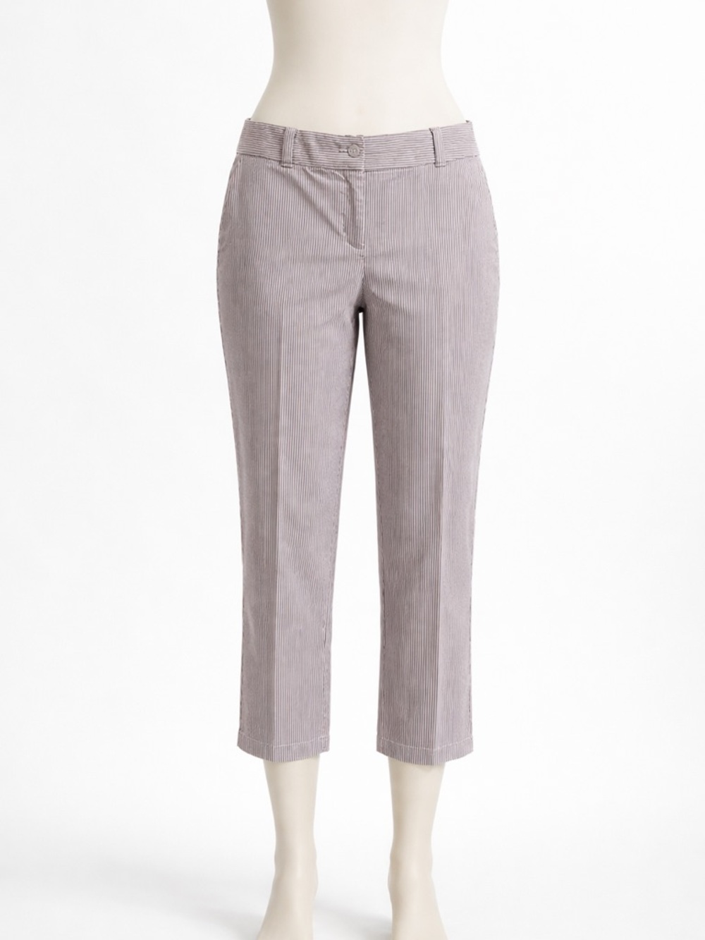 Boden Cropped Pinstripe Capri Pants - sz 10
